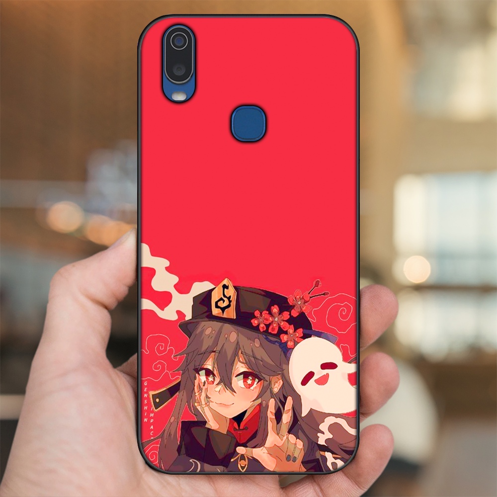 Ốp lưng Vivo Y11 viền đen in hình Hutao Genshin Impact