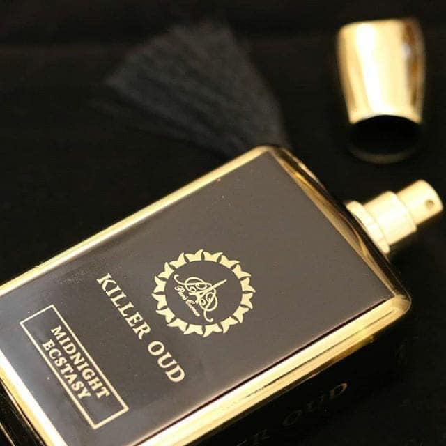 Nước hoa nội địa cao cấp Dubai Killer Oud Midnight Ecstasy (đen) Nam tính, mạnh mẽ 100ml