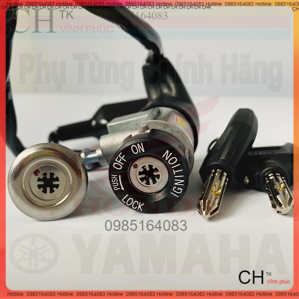 Ổ Khóa 8 Cạnh Cho Xe Máy Dream II -đồ chơi xe máy