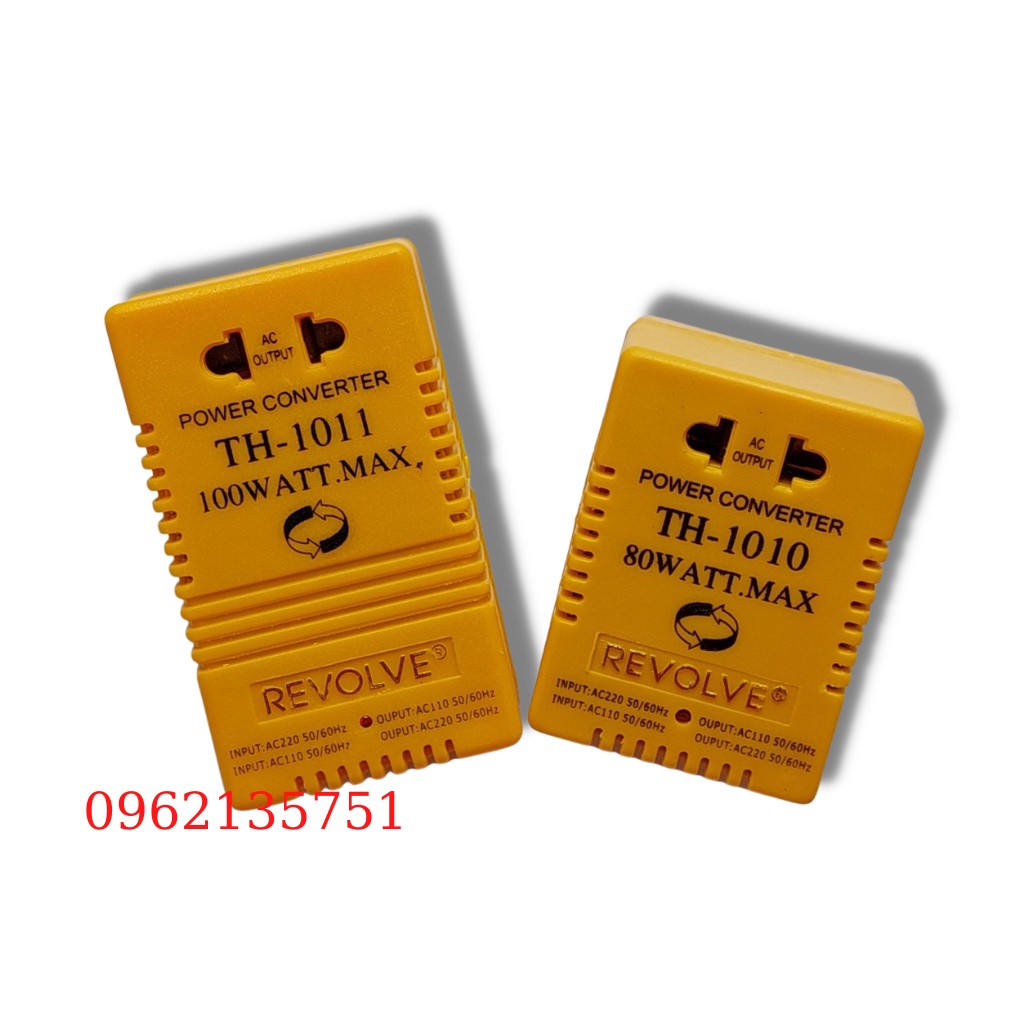Bộ chuyển đổi nguồn 220V ra 110V và 110v sang 220V - 80W - 100W - 150W biến thế biến áp chuyển điện