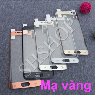 Miếng dán dẻo full Samsung S7 Edge cao cấp (đen, vàng, bạc)