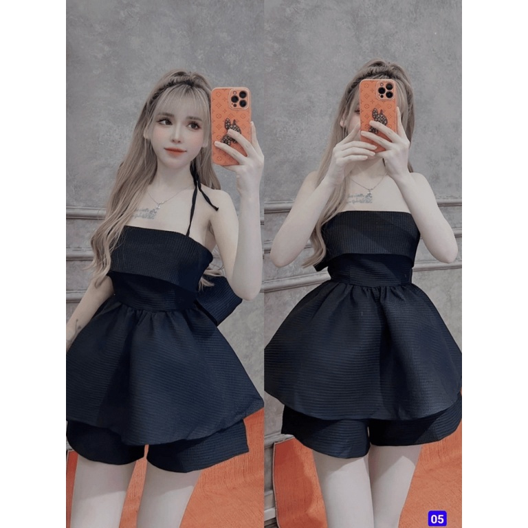 [ HOT ] ĐẦM BÚP BÊ, 2 DÂY, CHẤT LIỆU XỐP TỔ ÔNG THOÁNG MÁT/DỄ CHỊU MẶC CỰC XINH UP