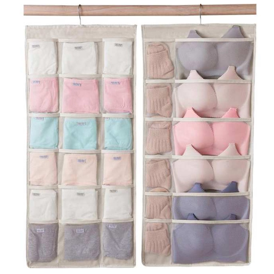 Túi Treo Vải Đựng Đồ Lót Túi Treo Đồ Đa Năng 30 Ngăn Siêu Gọn Siêu Tiện Lợi