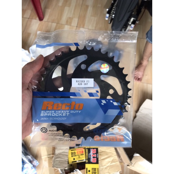 Dĩa recto cho satria raider fi nhiều size 38 39 40