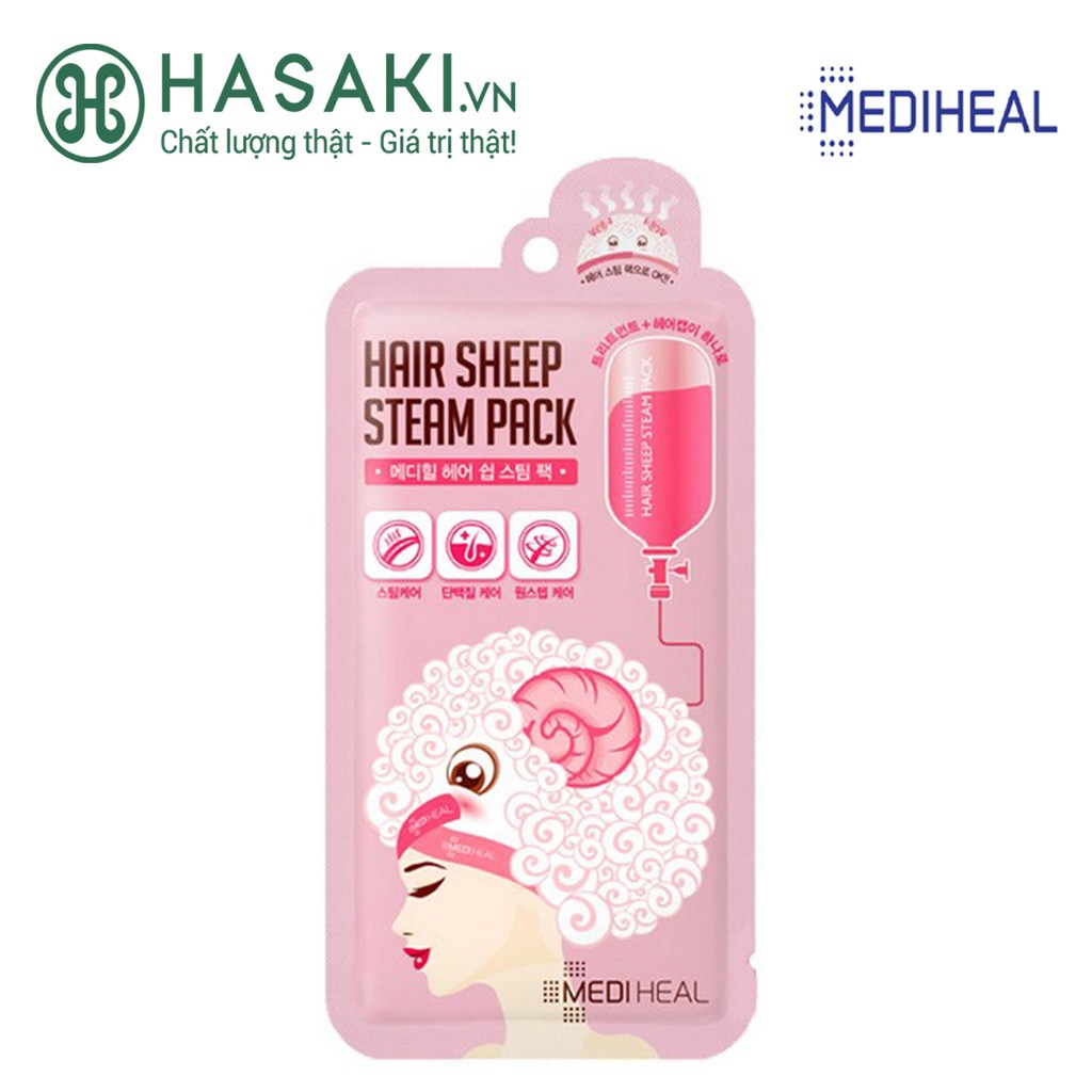 Mặt Nạ Dành Cho Tóc Mediheal Hair Sheep Steam Pack 40g