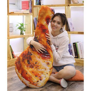 [CHÍNH HÃNG] Gối ôm 3D hình đùi gà nướng 1m2 cực lớn_gấu bông to đẹp rẻ