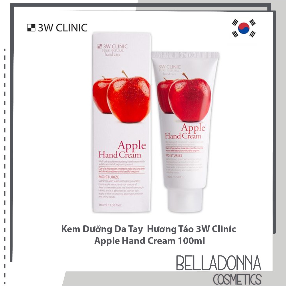 Kem Dưỡng Ẩm Da Tay 3W Clinic Hand Cream 100ml