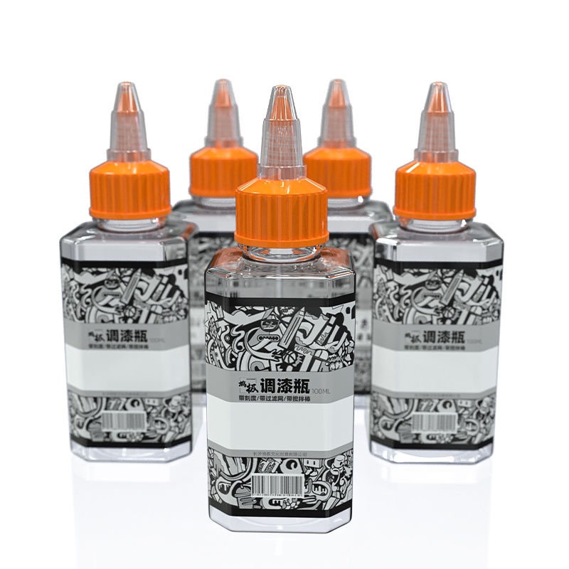 Chai đựng - pha sơn có bi, lưới lọc cặn và vạch chia  Alchemy