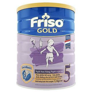 Thanh Lý Sữa Friso Gold 5/Hộp 1,5kg[ Date 9/22]
