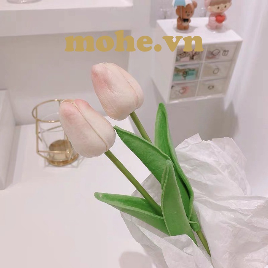MOHE Hoa tuylip trang trí phong cách Hàn Quốc