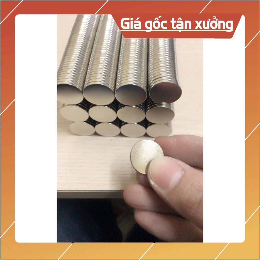 [Xả Kho Giá Xưởng] nam châm trắng đất hiếm 18x2mm, loại nam châm viên trắng mỏng lực hút mạnh