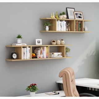Bộ 2 Kệ gỗ treo tường ( hàng sẵn )