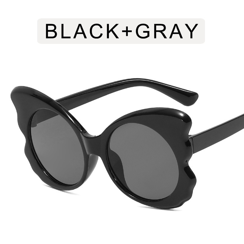 Kính Mát Gọng Lớn Hình Bướm Phong Cách Retro Thời Trang Phương Tây