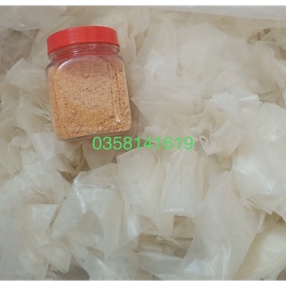 Bánh tráng góc phơi sương ngon 1kg và 100g muối tôm MAX