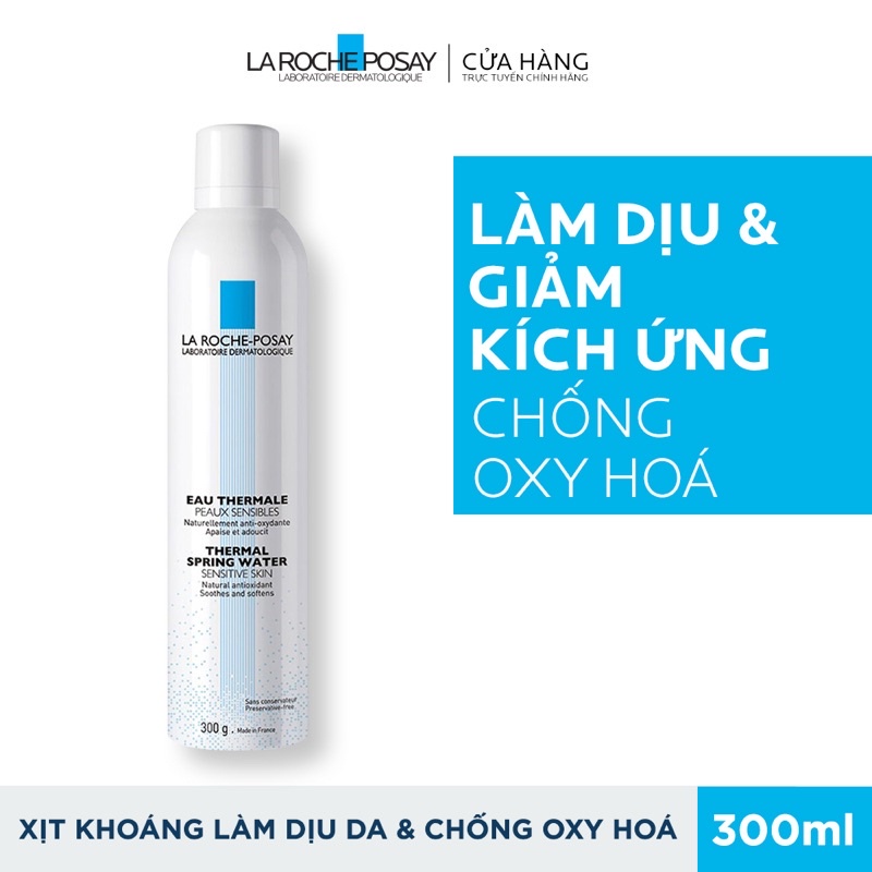Xịt khoáng làm dịu và bảo vệ da La Roche-Posay Thermal Spring Water 300ml