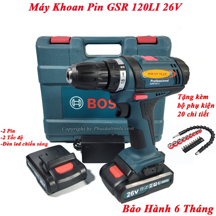 Máy Khoan Vặn Vít Pin Bosch GSR 120-LI