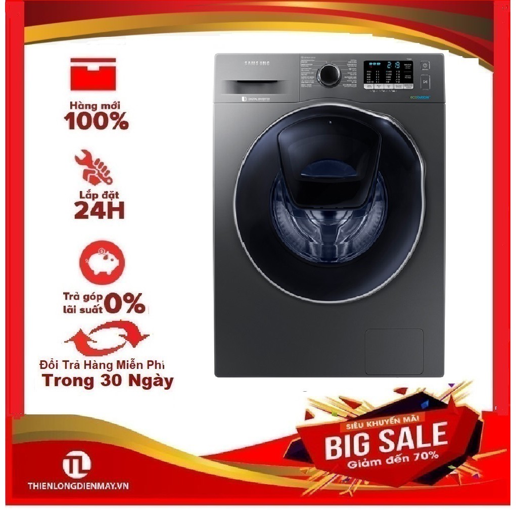 BẢO HÀNH 22 THÁNG - MIỄN PHÍ LẮP ĐẶT  - Máy giặt sấy Samsung Inverter WD95K5410OX/SV giặt 9.5kg