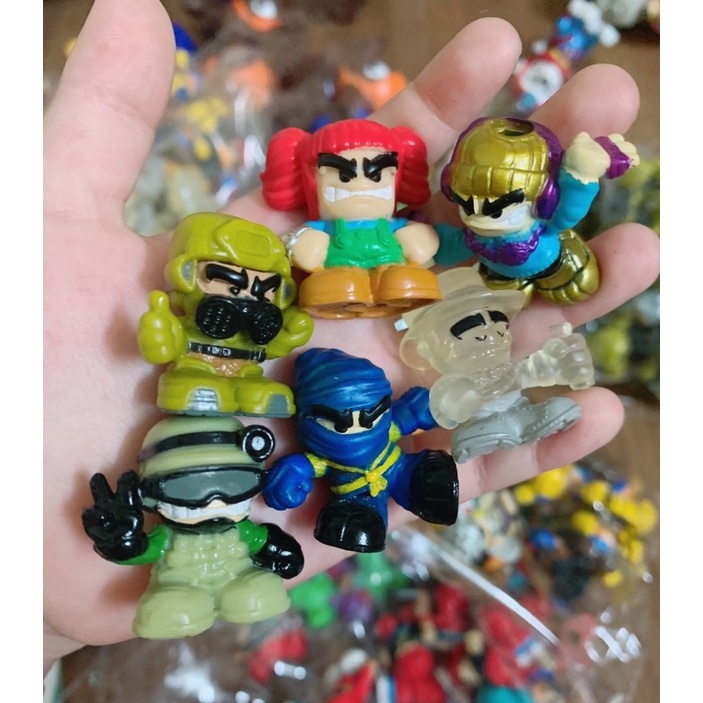 Set 10 Đồ chơi mô hình mini Dudes - Hàng VNXk