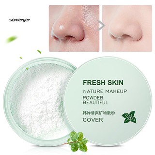 Phấn phủ dạng bột không màu mỏng nhẹ kiềm dầu hiệu quả