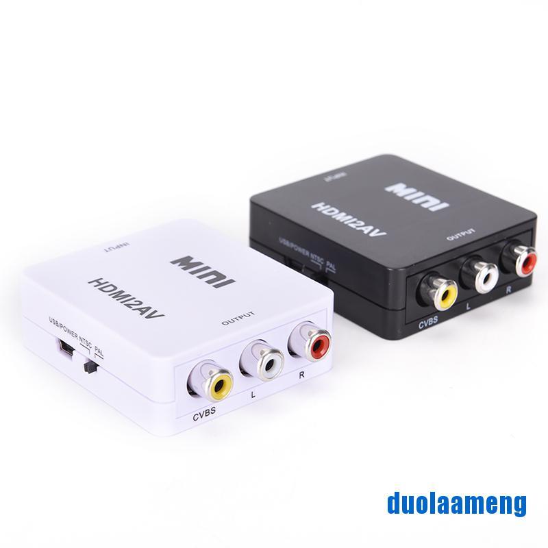 VN Đầu Chuyển Đổi Cổng Hdmi Sang Rca Av / Cvbs Hd 1080p Mini Hdmi2Av