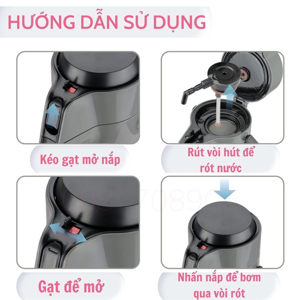 Bình giữ nhiệt Lebenlang Nóng- Lạnh, Bảo hành chính hãng, Dung tích 2,2 lít
