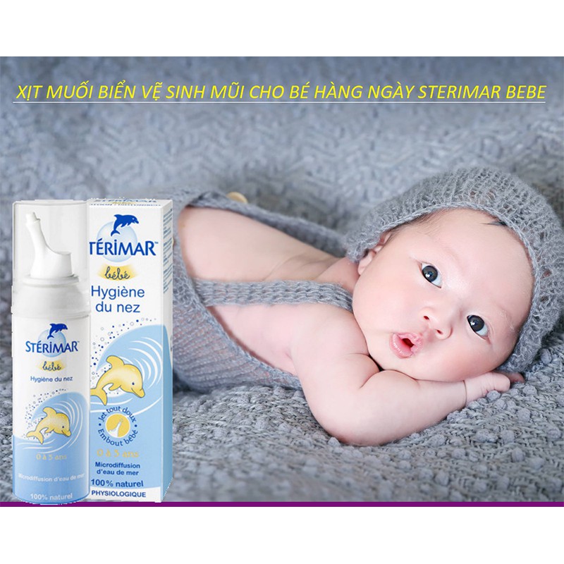 Xịt muối biển Sterimar Baby (50ml) (0-3 tuổi)