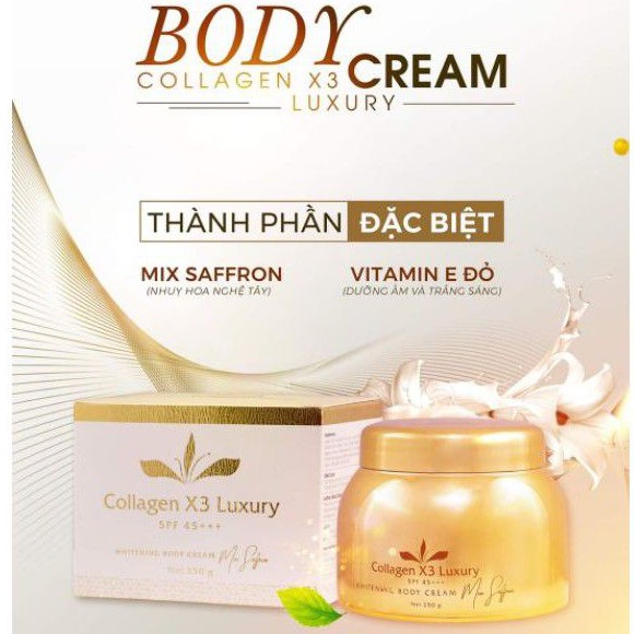 [CHÍNH HÃNG] BODY COLLAGEN X3 LUXURY PHIÊN BẢN MỚI