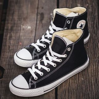 Giày thể thao CV classic đen trắng cổ cao