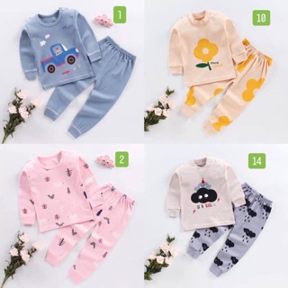 Combo 2 bộ cotton dài tay 1,2kg