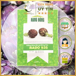 Hạt Giống Atiso Đà Lạt Bông Tím Rado 935 gói 2gr