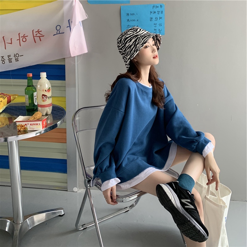  Áo Sweater Mỏng Tay Dài Cổ Tròn Thời Trang Mùa Thu Cho Nữ | BigBuy360 - bigbuy360.vn