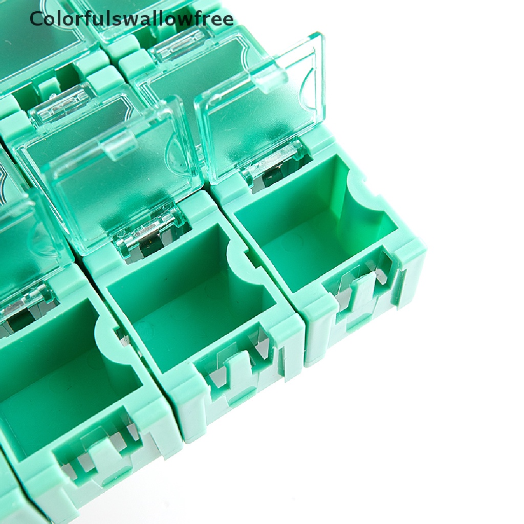 Set 50 hộp đựng linh kiện điện tử nhiều màu sắc tiện lợi