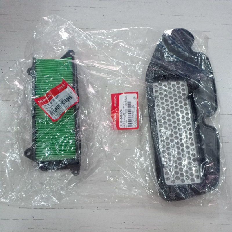 Lọc Gió + Đế Bắt Lọc Gió Lead 110/ Scr 110 Chính Hãng Honda