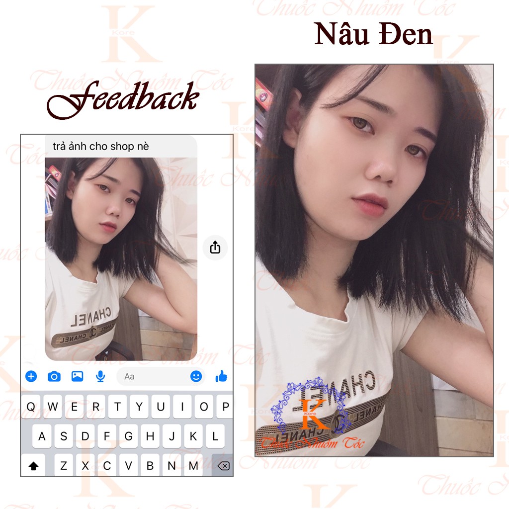 Thuốc nhuộm tóc NÂU ĐEN Chenglovehairs, Chengloveshair, Chengloveshairs, Chenglovehair