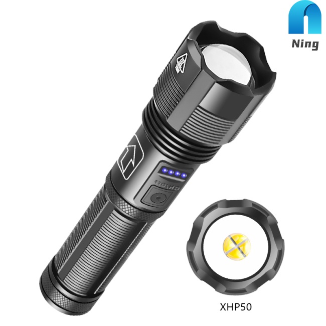 Đèn Pin Cầm Tay Ning XHP50 5 Chế Độ Tiện Lợi