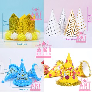 Mũ Sinh Nhật cho bé và người lớn nhiều loại