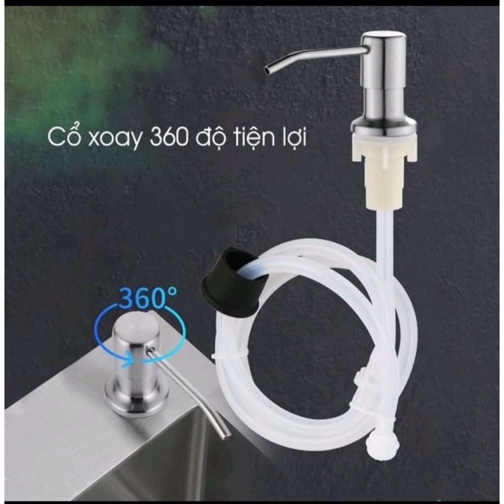 Vòi Hút Nước Rửa Chén Ống Dẫn Dài 1.2m Inox Tiện Dụng