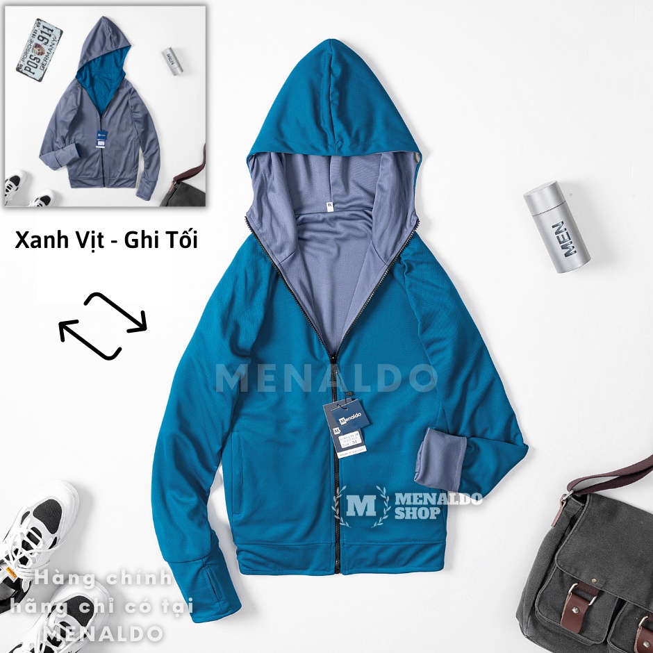 Áo Chống Nắng 2 Lớp 2 Mặt Cao Cấp Tiện Lợi Menaldo