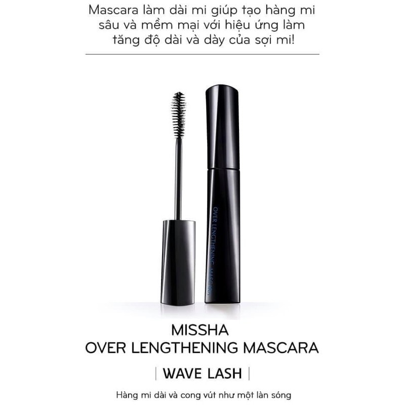 Chải Mi Mascara Missha Mega Volume Và Over Lenghthening | BigBuy360 - bigbuy360.vn