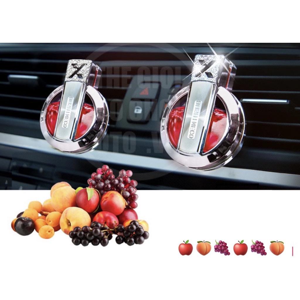 Nước hoa cài cửa gió điều hòa xe ô tô đính đá sang trọng khử mùi hiệu quả