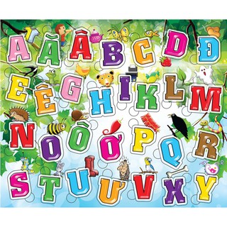 Đồ Chơi Trí Tuệ BẢNG CHỮ CÁI TIẾNG VIỆT Woody