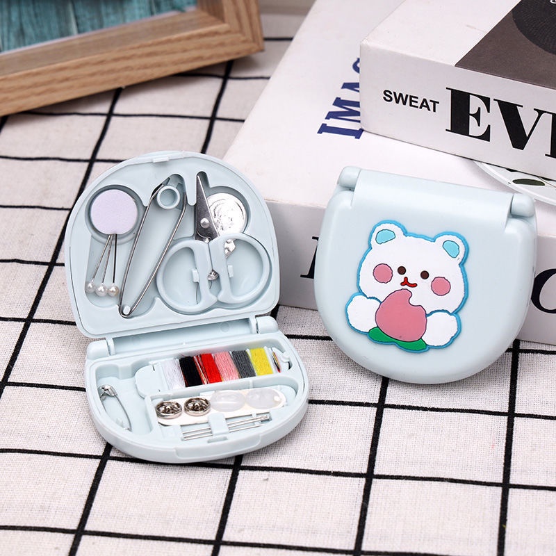 Dụng cụ kim chỉ may vá HOA QUẢ MINI bỏ túi tiện lợi - nội địa Trung