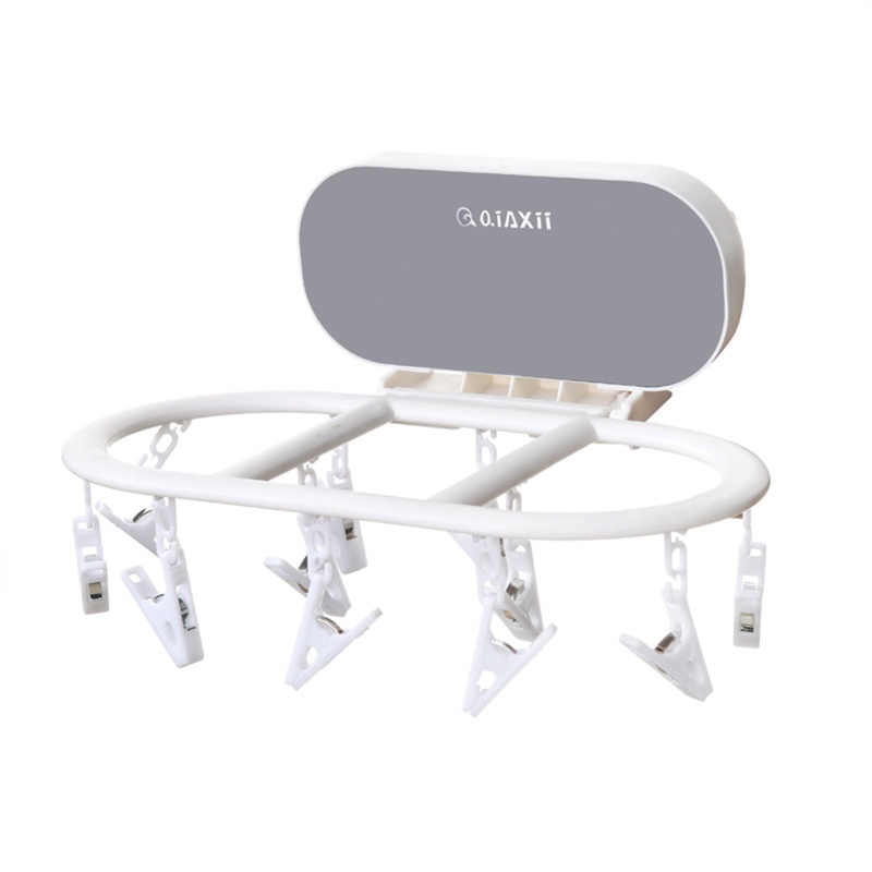 Giá Đỡ Phơi Đồ Lót / Vớ / Đồ Lót Gắn Tường Siêu Dính Có Thể Gập Lại Đa Năng