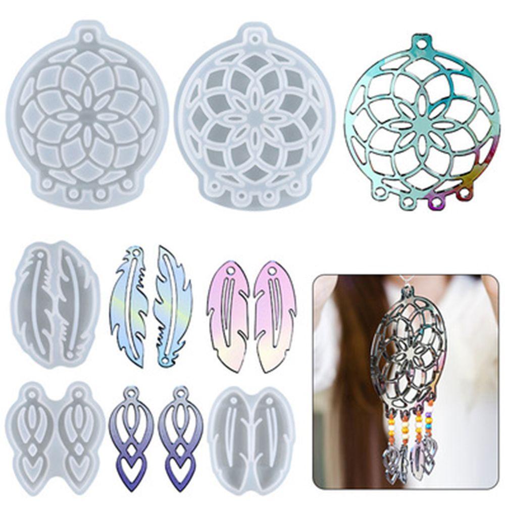 WTTLE Khuôn Silicone Làm Đồ Thủ Công Hình Lưới Giấc Mơ