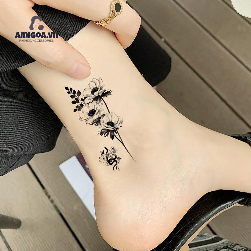 Hình Xăm Dán Bán Vĩnh Viễn Chống Nước Chống Thấm Mồ Hôi