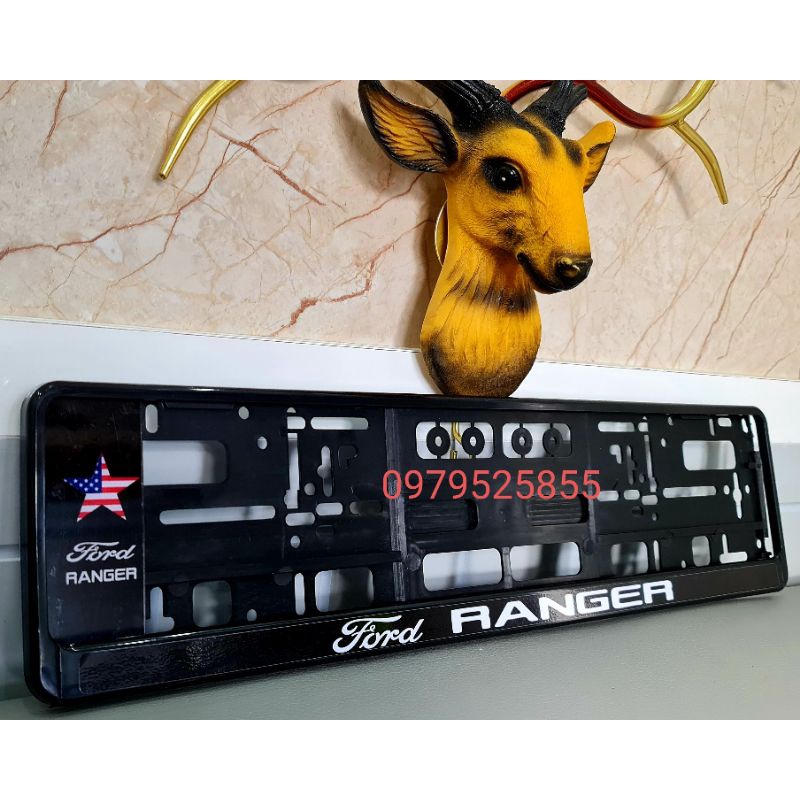 Khung biển số Ford Ranger - Raptor - Wildtrak
