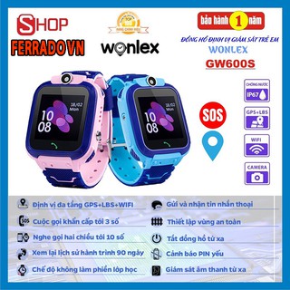Đồng Hồ Định Vị Wonlex GW600S An Toàn Cho Trẻ