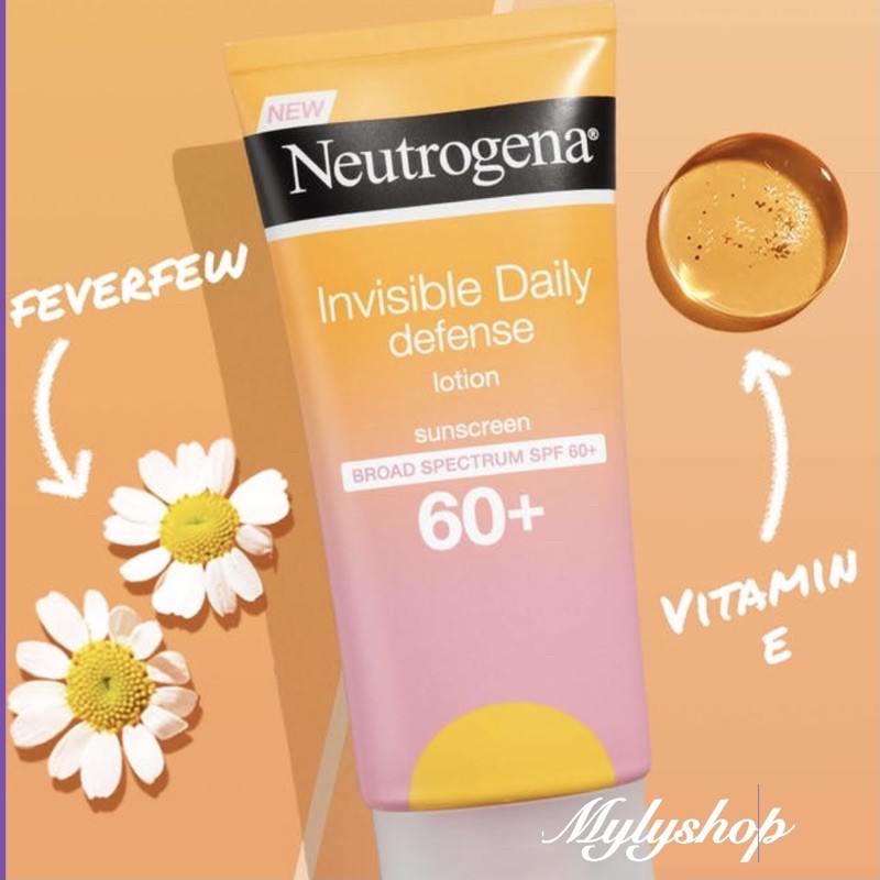 kem chống nắng dưỡng chất Neutrogena Invisible Daily Defense 60+ 88ml