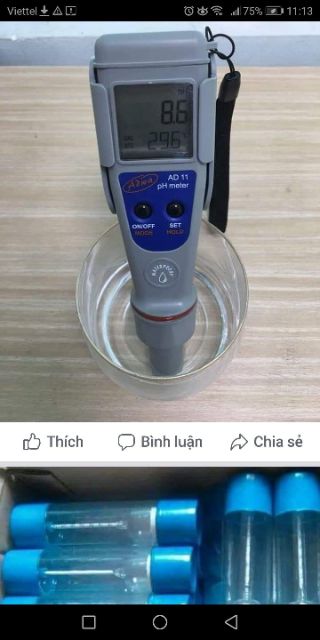 MÁY ĐO pH AD11 nhập khẩu Rumania