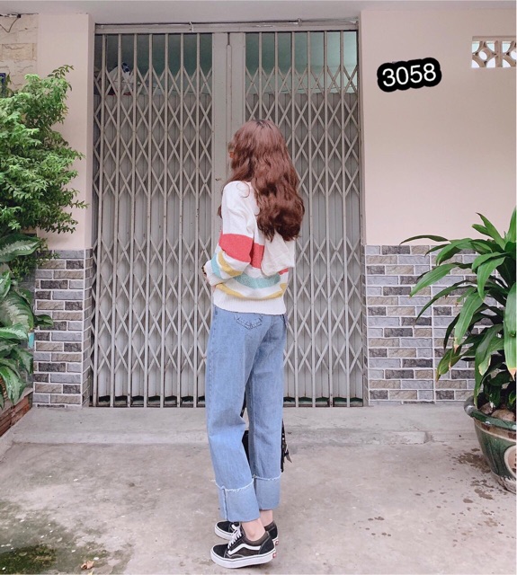 Quần Baggy Ống Rộng Simple Gấp Lai 🔥